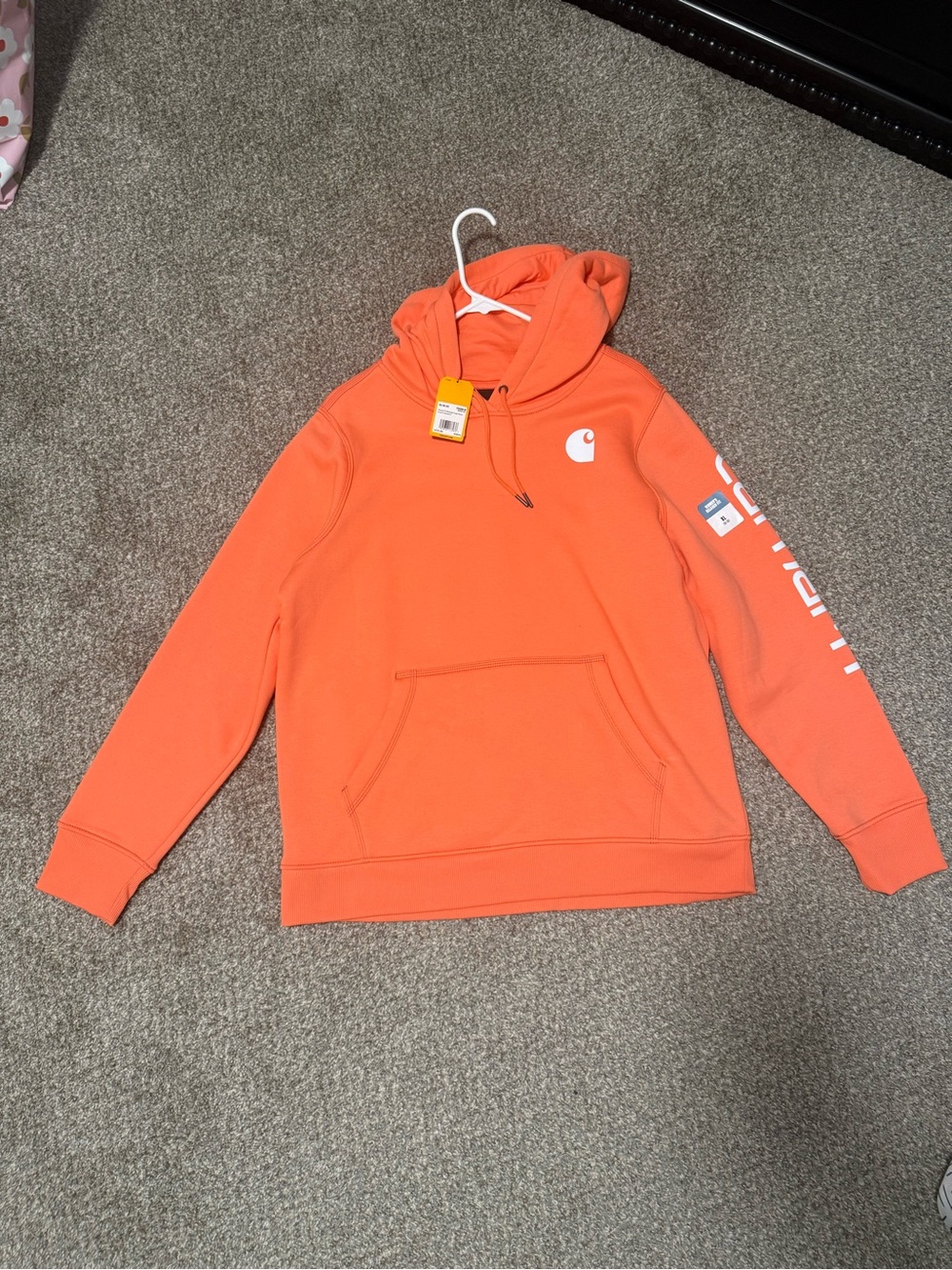 Carhartt Women’s Orange Hooded Sweatshirt